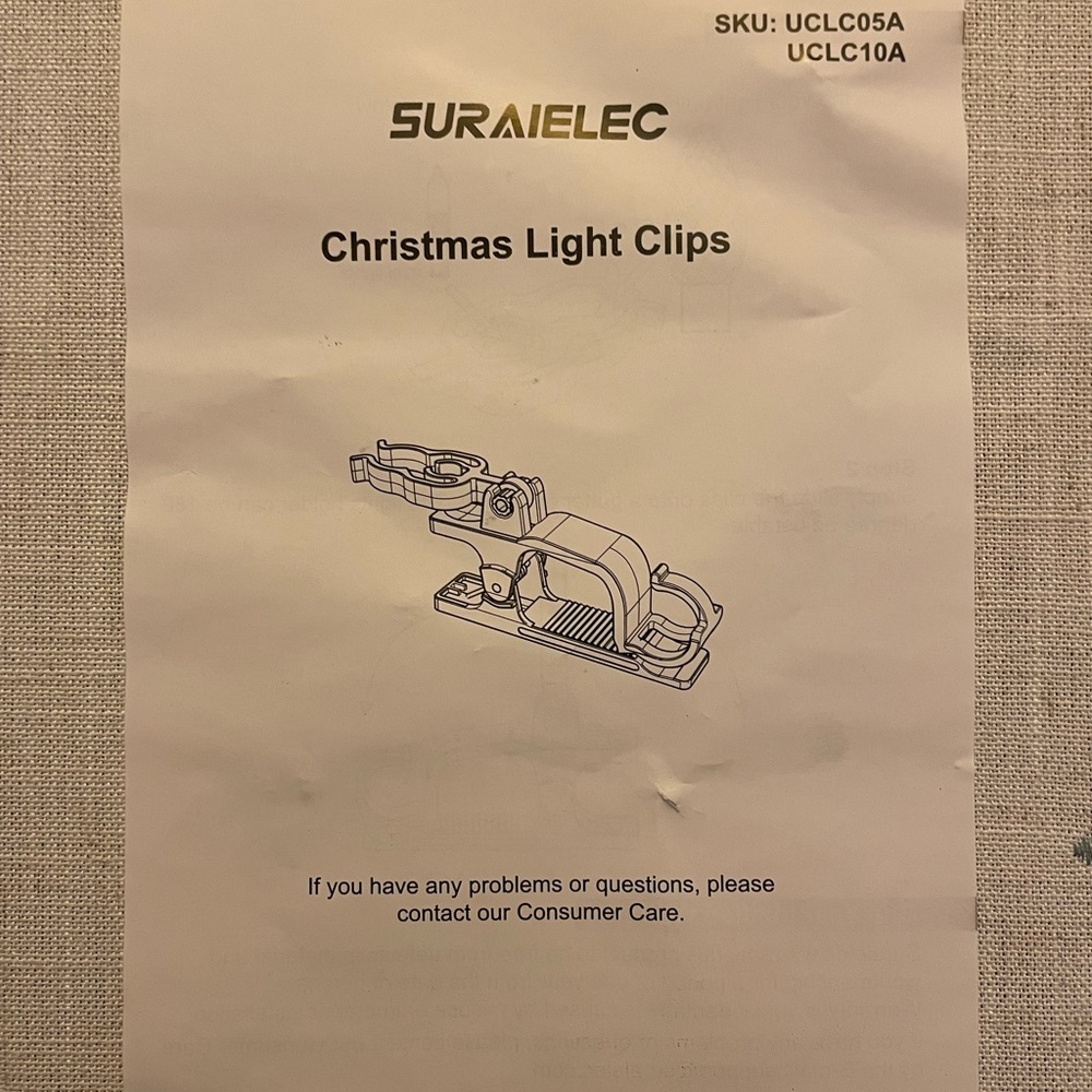Suraielec Christmas Light Clips
